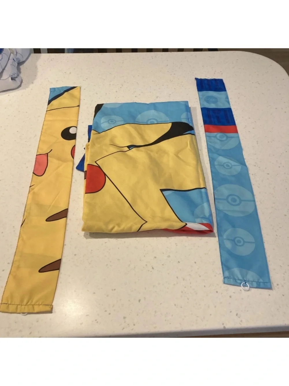 Pokemon Curtains 2 Panel with Tie Backs. 64 x 41